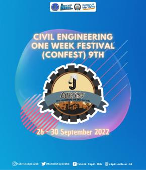 Civil Engineering One Week Festival (CONFEST) Ke-9
